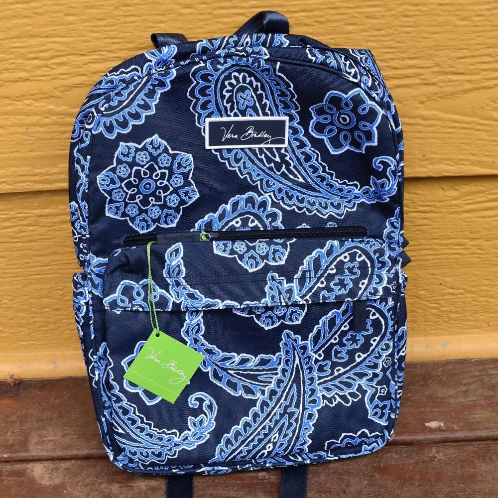 Blue Bandana Vera Bradley Backpack